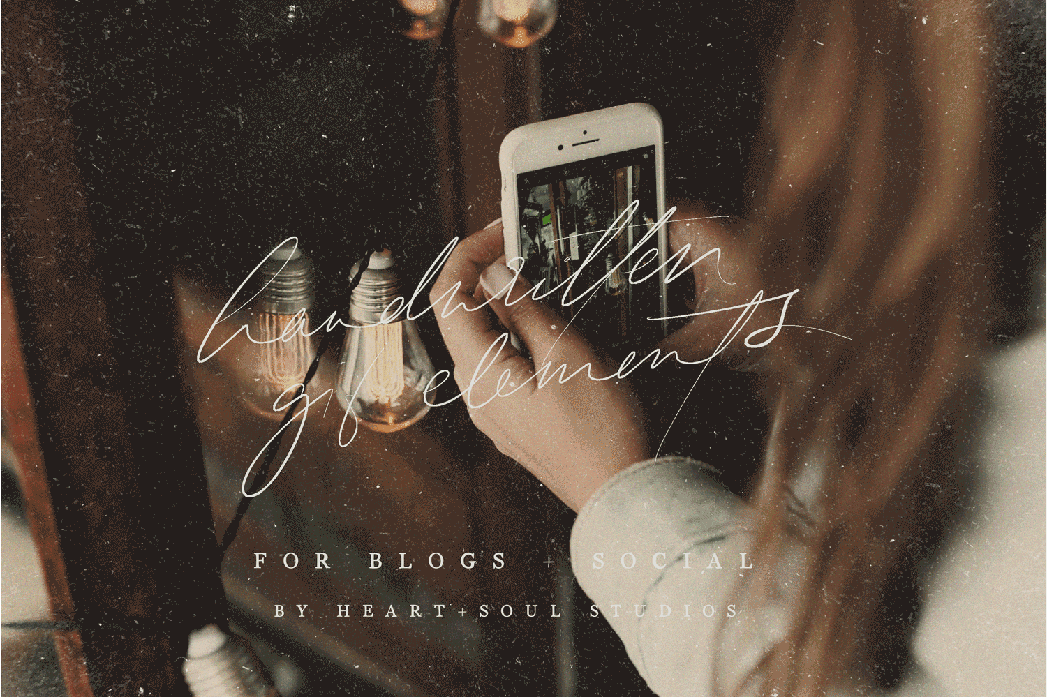 Handwritten GIF Blog Social Elements Payhip