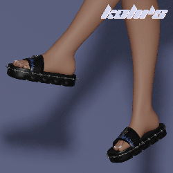 'baddie basics' barbed flame slides (free)