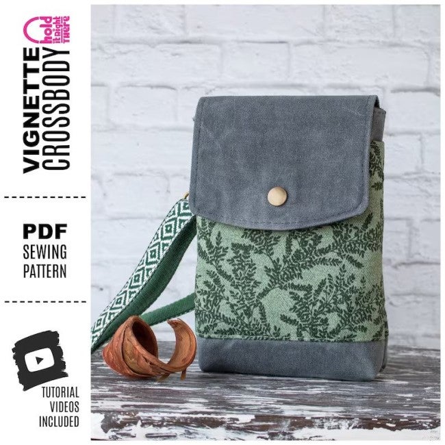 PDF Pattern and Video Tutorial - The Restoration Handbag by