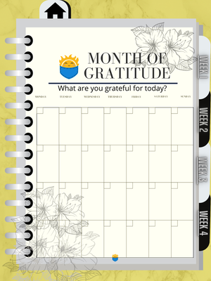 Gratitude Calendar