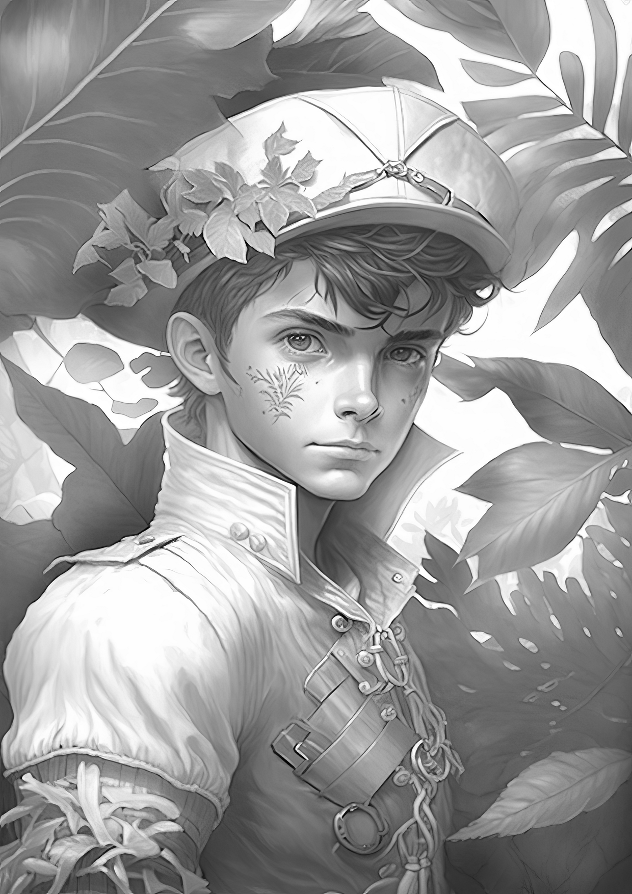 25-mix-set-pirate-girls-and-boys-anime-girls-children-with-birds