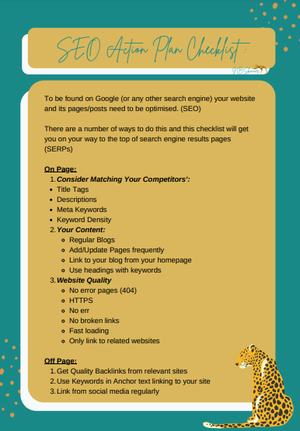 seo checklist