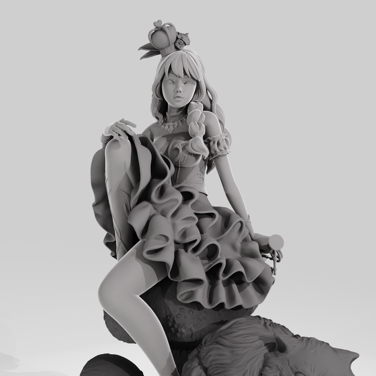 Alice in Wonderland v2, STL 3D model design printable file Payhip