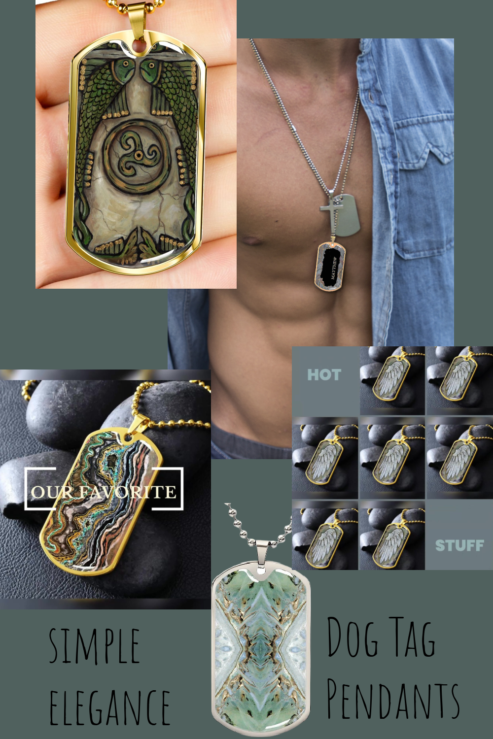 mens pendants,