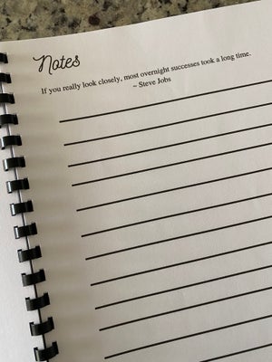 Note taking sheet
