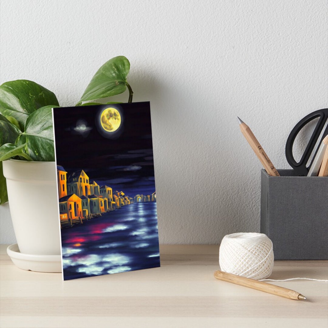 Canal at Night print