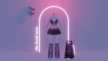 'wild things' gyaru outfit set