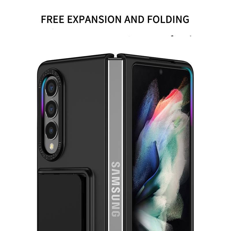 New Samsung Galaxy Z Fold 4 Z Fold 3 5G Phone Case Cover With Built-in Kickstand Bracket Camera Protection Anti Scratch