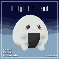 Onigiri Friend Plush || VRC Asset (Plushie)