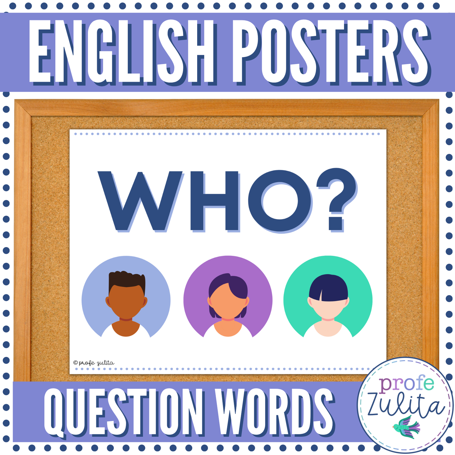 9 English Question Word Posters: Beginner ESL / ELL / Newcomer ...