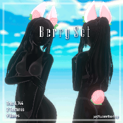 Berry Set || VRC Asset ( Ears and Tail )