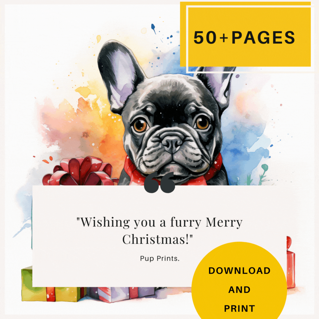Watercolor Doggy And Puppy Christmas Cards Labrador Trio And More 