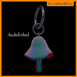 Audiolinked Mushroom Earrings [Rigged for physbones] [Low Poly]