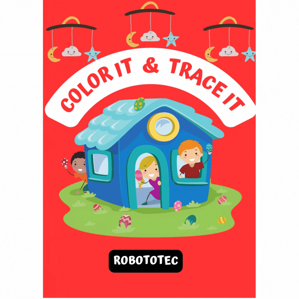 Unlock the potential of early education with our 'Color It and Trace It Children Alphabet A to Z' ebook. This downloadable resource is more than just a book – it's an immersive journey into alphabet learning. Featuring vibrant coloring and interactive let