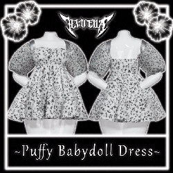 Puffy Babydoll Dress