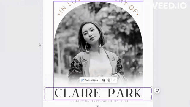 Funeral sign funeral invitation funeral editable memorial canva template