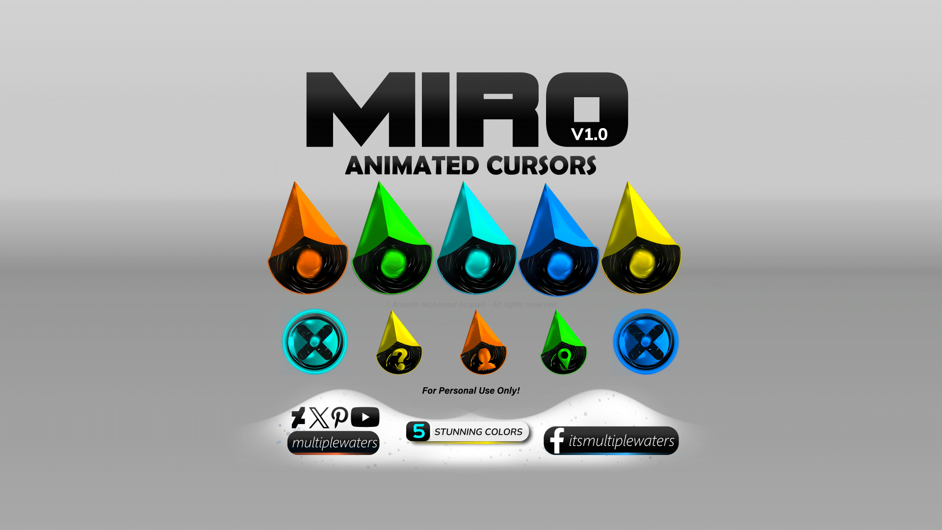 Miro v1.0 Animated Cursors by Multiple Waters