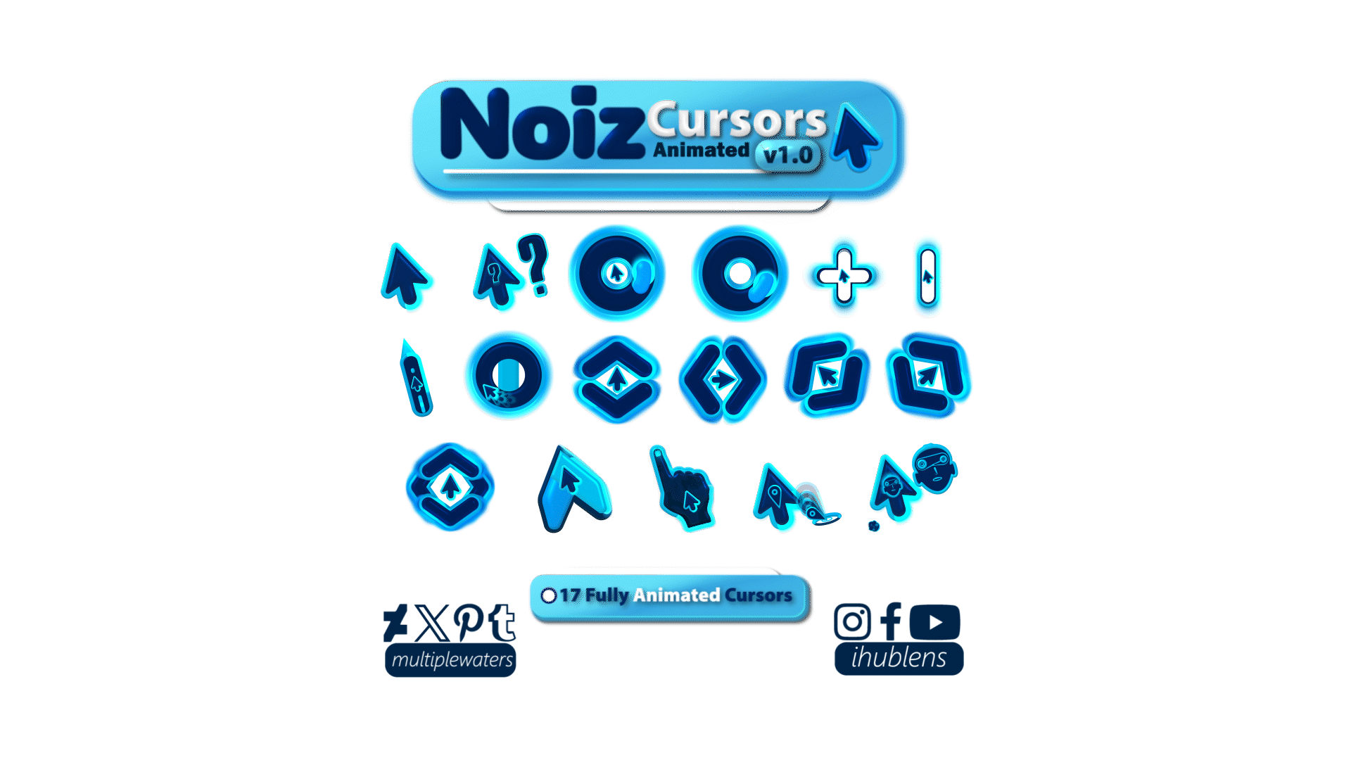 Noiz Animated Cursors v1.0 by Multiple Waters