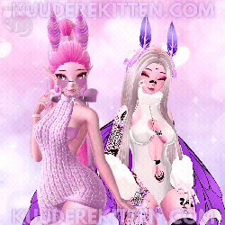 Kasumi and Yuna, Female Moth Couple Avatars [3.0][SPS][VRCHAT AVATARS]