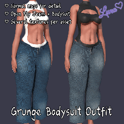 grunge bodysuit outfit