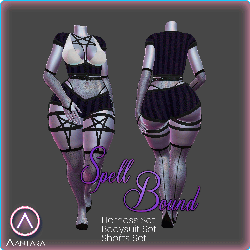 Spellbound Harness, Websuit, and Shorts Sets