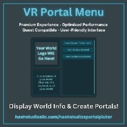 Hash Studios Portal Picker [UdonSharp] [SDK3]