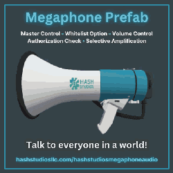 Hash Studios Megaphone Audio [UdonSharp] [SDK3]