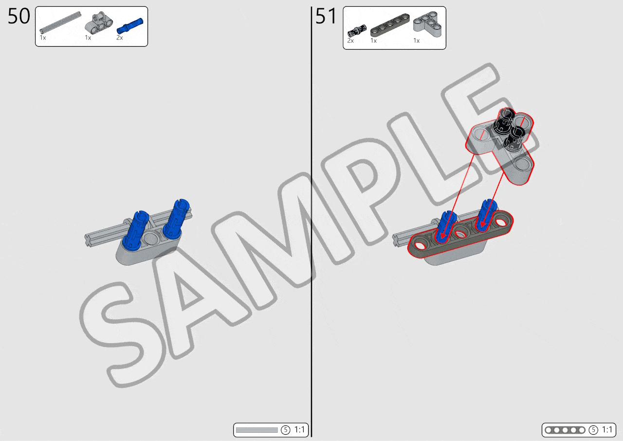 digital building instructions sample