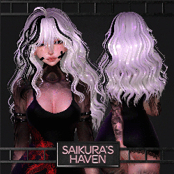 Lileila's Fluffy & Curly Hair for VRChat