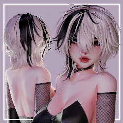 Heather's "Gothgirl" Hair for VRChat