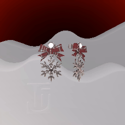 Whimsy Snowflake Earring