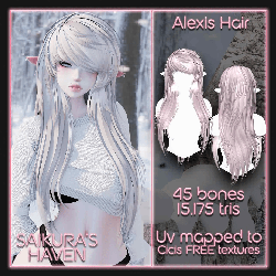 Alexis "Emo Girl" Hair for VRChat