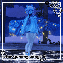 🌟 Gummy Star Wings 🌟 Vrchat Asset 🌟