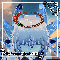*ੈ🎄✩‧₊ Silly Present Train Halo *ੈ🎄✩‧₊ FREE *ੈ🎄✩‧₊ 12 days of christmas, day 4/12