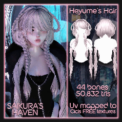 Heyume's Styled Hair for VRChat