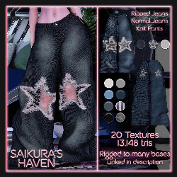 "Extra Baggy" Jeans for VRChat