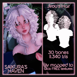 Jirou's Short Fluffy Hair for VRChat