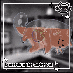 ˗ˏˋ☕ˎˊ˗ Macchiato ˗ˏˋ☕ˎˊ˗ Liquid Cat Follower & Animated Plushie ˗ˏˋ☕ˎˊ˗