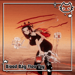 ꒷꒦ 🩸Blood Bags Flow toy + Follower 🩸꒦꒷ Vrchat Asset ꒷꒦ 🩸 Vampire Ribbons