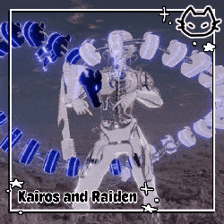 Kairos and Raiden 💿🐲 Cyber Dragons Flow Toy 💿🐲 VrChat Asset