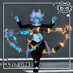 🌋 Lava Links 🌋 Lava Lamp Ribbons 🌋 VrChat Asset