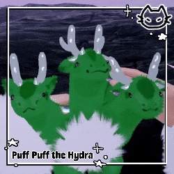 🐲 Puff Puff the Fluffy Hydra 🐲 VrChat Plushie 🐲 