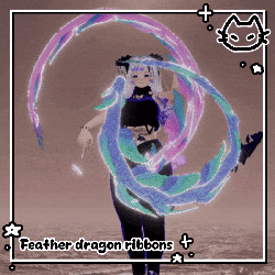 🦚 Feather Dragon Ribbons 🦚 VrChat Asset 🦚 Dancing Toy 🦚