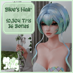Blue Hair | Short Hair