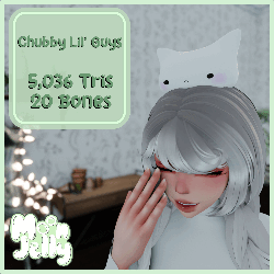 Chubby Lil' Guys | Cat/Bunny Head Plush (Nitro Free)