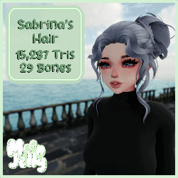 Sabrina Hair | Messy Side Bun