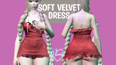 Soft Velvet Dress - for Zinfit