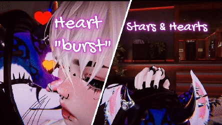 Hearts & Stars Bundle (Headpat/contact Particles)