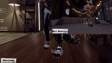 Feet Burst Particles