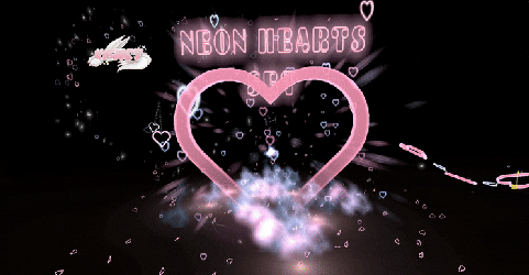 Neon Hearts Set